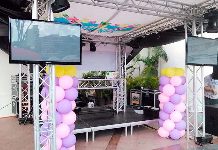 Escenario para eventos familiares